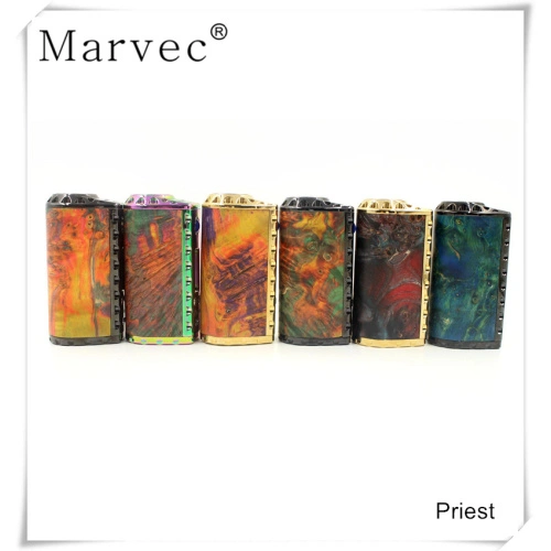 Priest stable wood brass material custom vape mods China Manufacturer